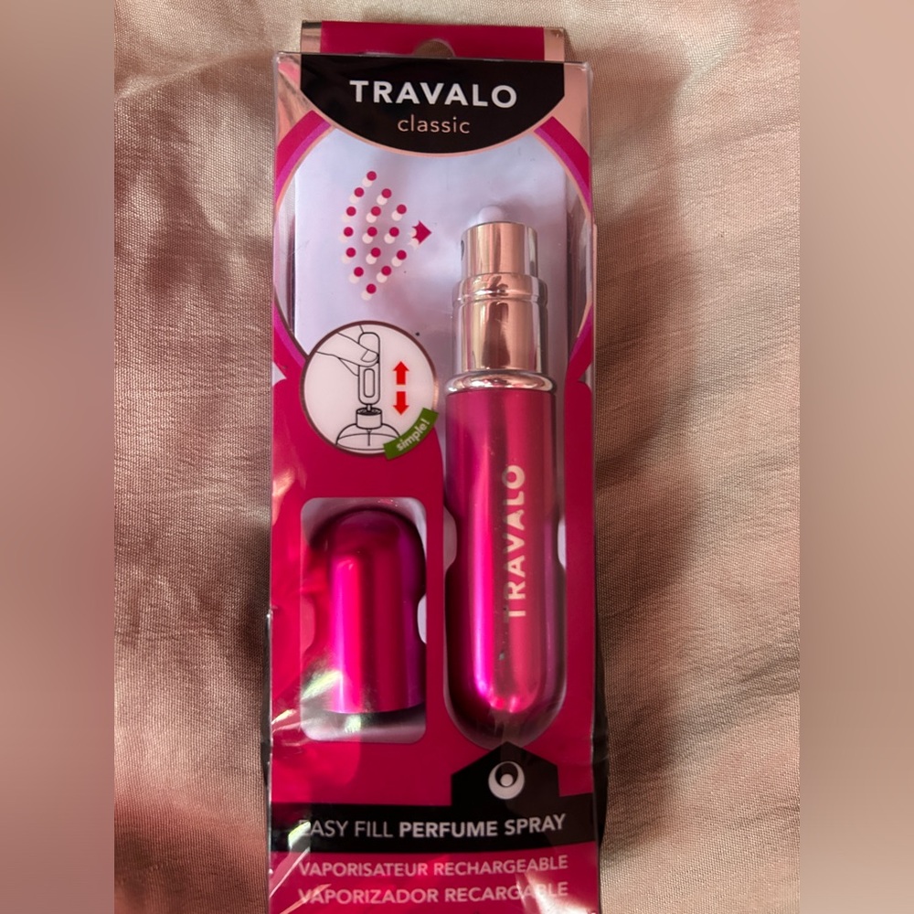 Pink Travalo Classic easy Fill Perfume Spray for Travel